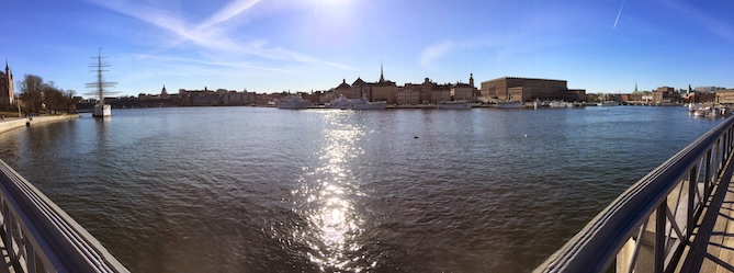 View from Skeppsholmen, Stockholm, March 2014